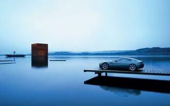Awesome Car On Beach Edge Wallpaper HD