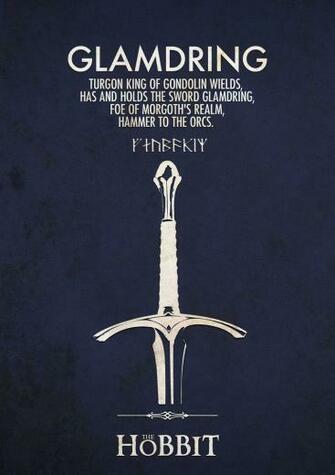 Gandalf S Sword Middle Earth The Hobbit Lord Of