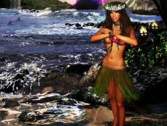 Hula Dancer Wallpaper