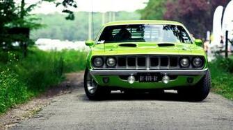 Green Muscle Cars Car Wallpaper HD Desktop And Mobile Background