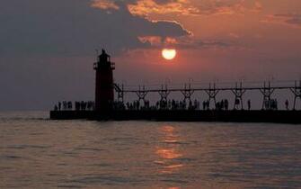South Haven Michigan Pier Wallpaper