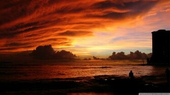 Dark Sunset Wallpaper
