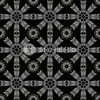 Antique Seamless Background Arrow Feather Cross Flower Ideal For