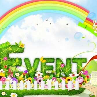 Rainbow Flowers iPad Wallpaper Background HD