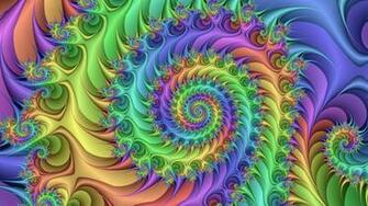 Wallpaper Tripy Trippy Fractal