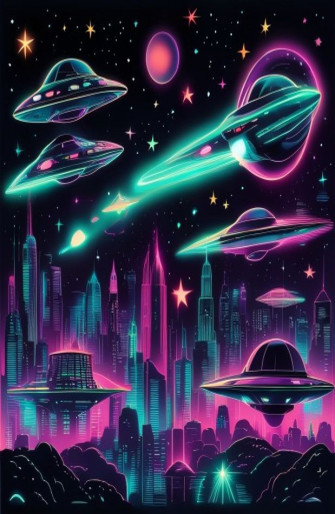 Retro Sci Fi Wallpaper