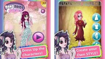 Pony Equestria Bride Wedding Prom Party Dress Up For Girls On