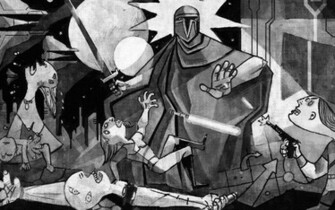 Star Wars Clone Meets Picasso S Guernica Via Empire Online
