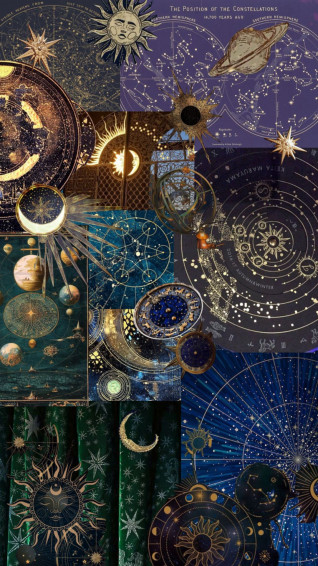 Astrological Collage Wallpaper