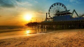 Los Angeles Beach Sunset Wallpaper At Wallpaperbro