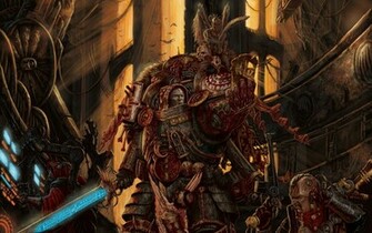 Wallpaper Warhammer 40k Sword Armor Desktop Games