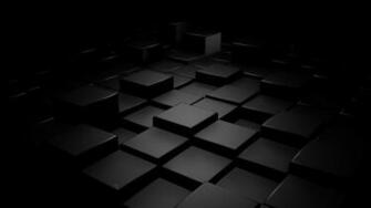 Black 3d Blocks Wallpaper