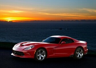 Car Wallpaper Dodge Srt Viper Red