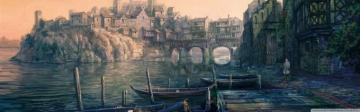 The Witcher Wild Hunt Harbour Ultra HD Desktop Background
