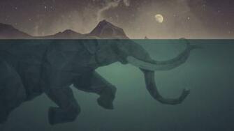 Elephant Fantasy Art HD Wallpaper FullHDwpp Full