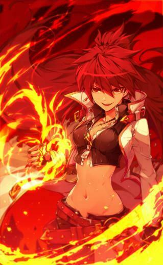 Elsword Elesis Long Hair Jewelry HD Wallpaper