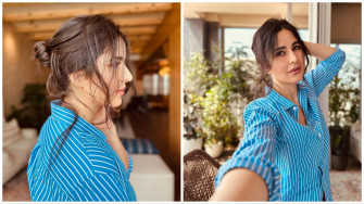 Katrina Kaif Wallpaper In Blue