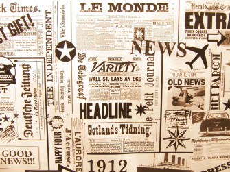 Vintage Newspaper Wallpaper