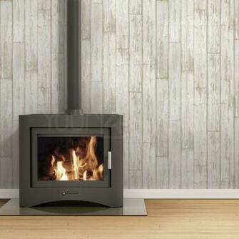 Planks Designer Cream Faux Wood Paint Peeling Plank Wallpaper