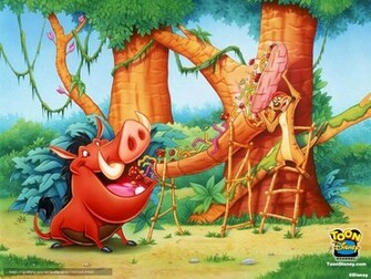 Baixar Wallpaper Timon E Pumba Filme Papis De