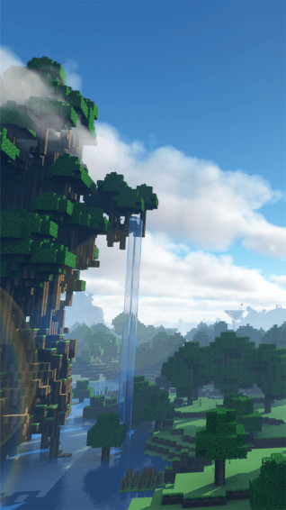 Minecraft Landscape Artofit Wallpaper
