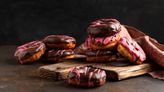 Glazed Doughnuts HD Wallpaper