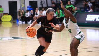 Women S Basketball Falls At Stetson In Asun Tournament To Close