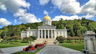 Vermont State House Computer Wallpaper Desktop