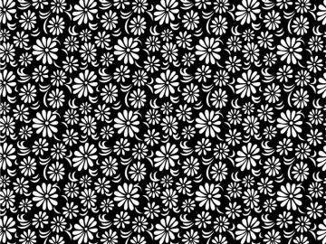 Black And White Floral Wallpaper Desktop H752080