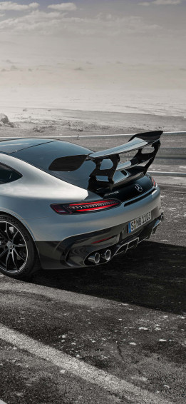 Majestic Of A Mercedes Amg Against Picturesque Wallpaper