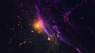 Nebula Galaxy Space Stars Universe 4k Wallpaper HD Artist