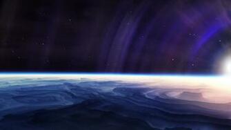 Orbital Sunrise Wallpaper