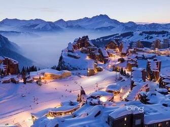 Bing Winter Village Wallpaper For Blackberry Torch