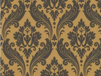 Delivery On Kelly Hoppen Vintage Flock Grey Yellow Damask Wallpaper