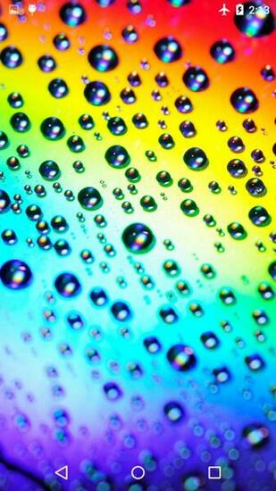Rainbow Drops Live Wallpaper Android Apps On Google Play