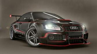 Audi Black And Red Tuning