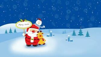 Christmas Cartoon Wallpaper