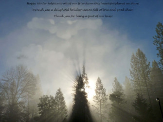 Happy Winter Solstice Wallpaper