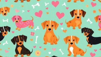 Cute Dachshund Wallpaper