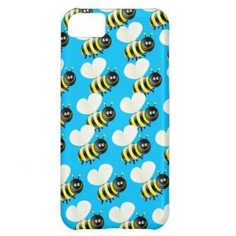 Cute Cartoon Bee Wallpaper iPhone 5c Cover