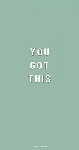 Sage Green Minimalist Wallpaper For Phone You Got This I
