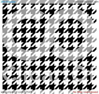 Black And White Houndstooth Patterned Background By Arena Creative