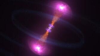 Gms Doomed Neutron Stars Create Blast Of Light And Gravitational