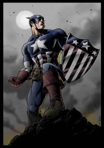 Captain America Wallpaper Dracula Vs