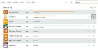 Windows Apps Updates Music Camera Outlook Mail Onenote Vlc