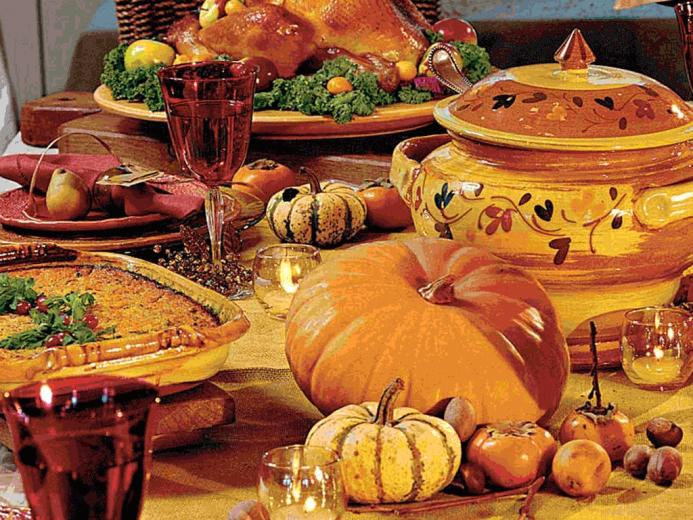 Wallpaper Thanksgiving Feasta Computer