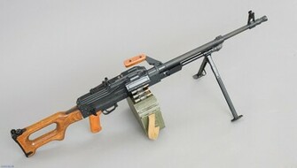 Pkm Kalashnikov Machine Gun Desktop Wallpaper On Latoro