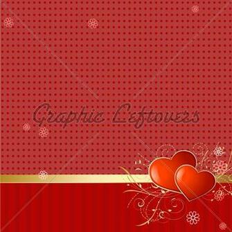Retro Wallpaper With Valentine Gl Stock Image