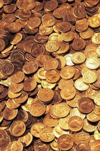 Gold Coins iPhone HD Wallpaper