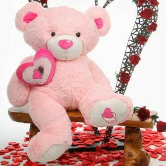 Every Lovely Wallpaper Pink Teddy Bear HD